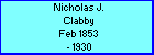 Nicholas J. Clabby