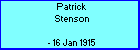 Patrick Stenson